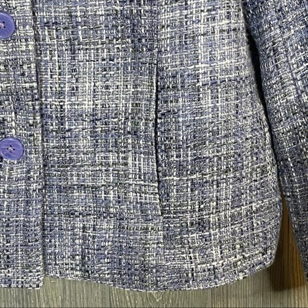 The Tog Shop Women's Lavender Tweed Coat Sz 10 - Picture 4 of 6